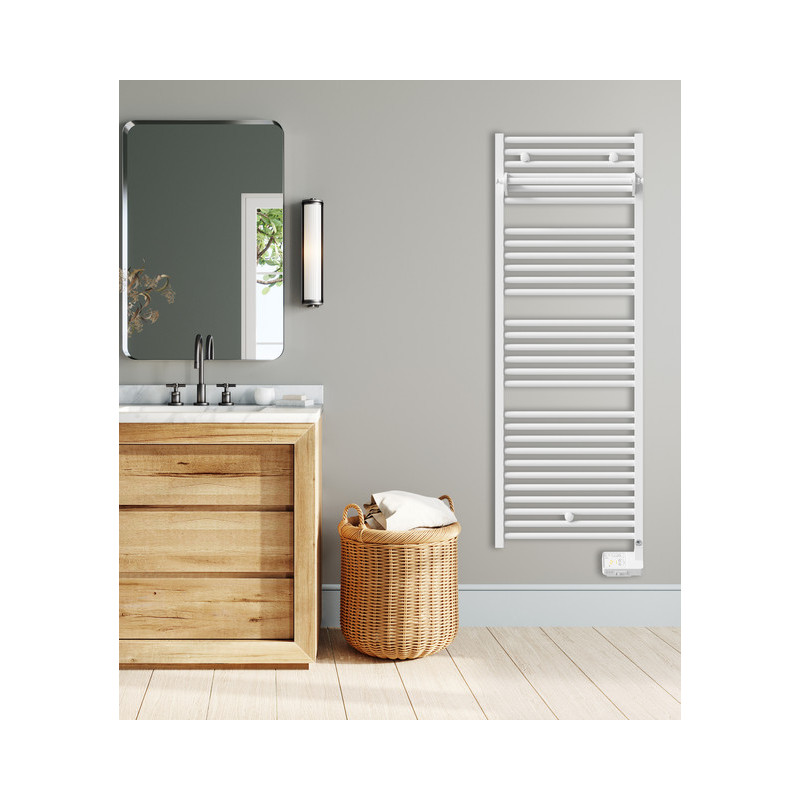 THERMOR - Sèche-serviettes Corsaire 2 étroit 500W blanc brillant - 473303