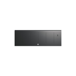 Radiateur à chaleur douce connecté plinthe 750W ardoise KENYA 5 - THERMOR - 414741