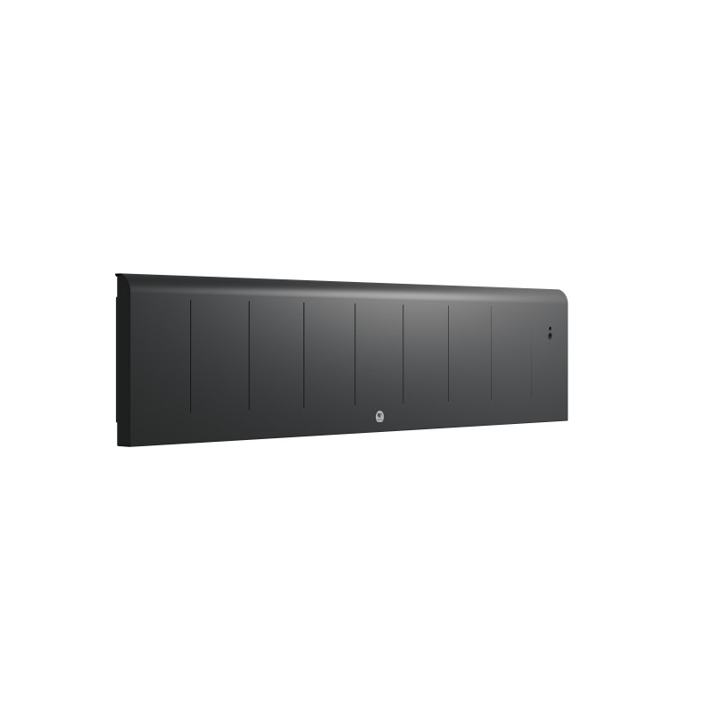 Radiateur à chaleur douce connecté plinthe 1500W ardoise KENYA 5 - THERMOR - 414743