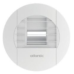 Bouche hygroréglable Salle de bain BHB 15/45 sans fût platine - ATLANTIC - 526417