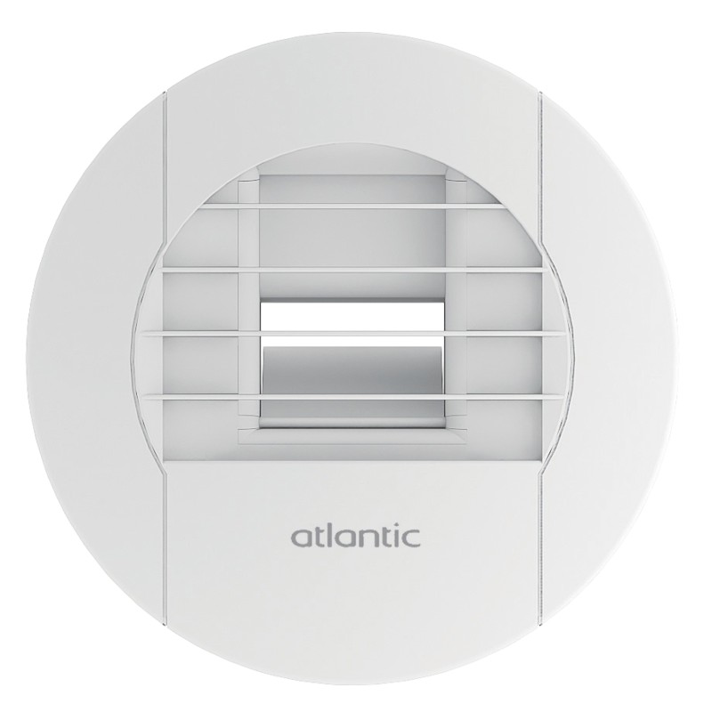 Bouche hygroréglable Salle de bain BHB 15/45 sans fût platine - ATLANTIC - 526417