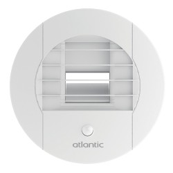 Bouche hygroréglable SDB/WC débit 15/45-45 électrique 125mm - BHBW - ATLANTIC - 526139