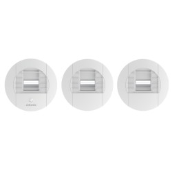 Bouche autoréglable WC 5-30EP 230V détection de présence D80 griffes + Kit TWIST&GO - ATLANTIC - 526599