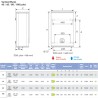 Chauffe eau électrique connecté multiposition blanc 100L - LINÉO - ATLANTIC