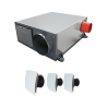 Kit VMC simple flux hygrovariable extra-plate + 3 bouches design - AXELAIR - KVVPLD