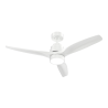 Ventilateur plafonnier réversible et lumineux 90 cm blanc à télécommande - AXELAIR - VPA090
