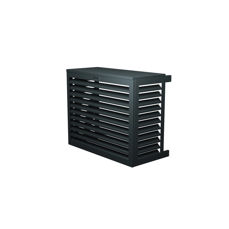 Sous-face pour cache en aluminium anthracite taille XS - DECOCLIM-23AXS7016-SSF