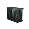 Sous-face pour cache en aluminium anthracite taille XS - DECOCLIM-23AXS7016-SSF