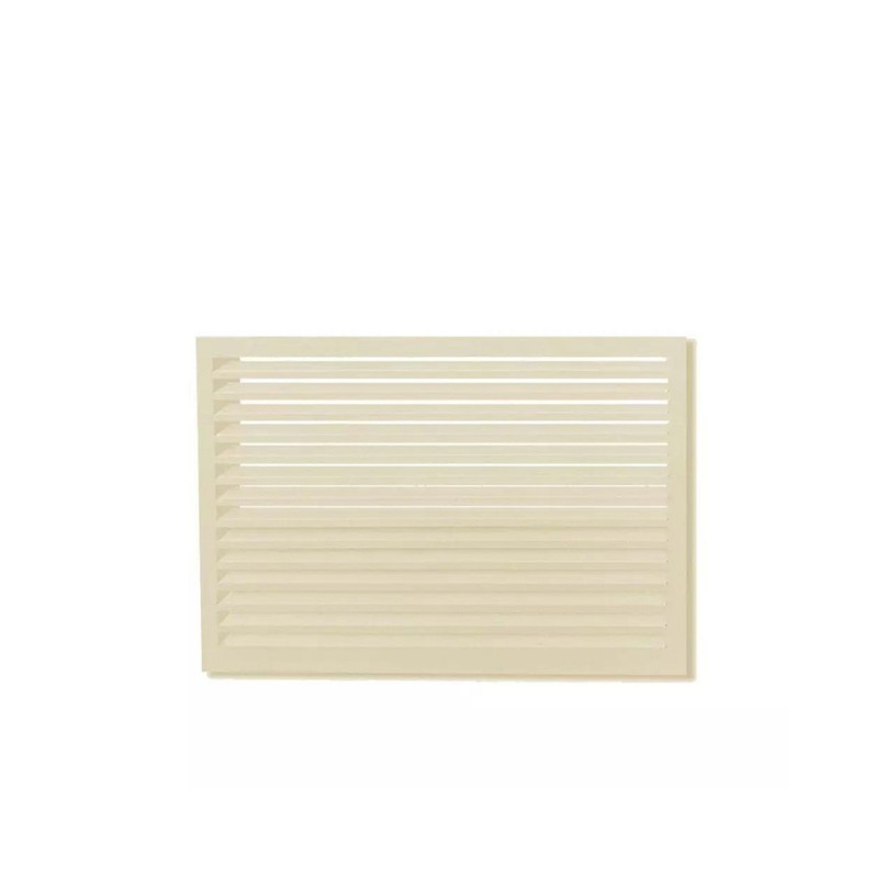 Face dos pour cache en aluminium ivoire clair taille S - DECOCLIM - 23AS1015-DOS