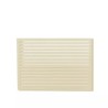 Face dos pour cache en aluminium ivoire clair taille S - DECOCLIM - 23AS1015-DOS