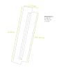 Lot de 2 joues latérales en alu blanc taille S - DECOCLIM-23AS9010-JLAT