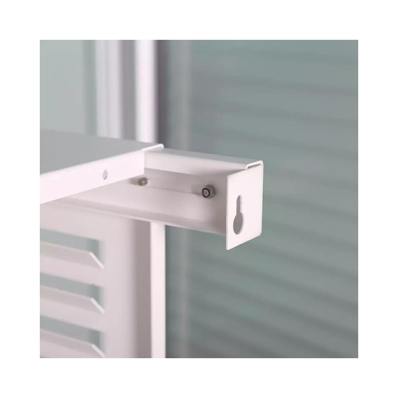Cache unité extérieure aluminium blanc - DECOCLIM