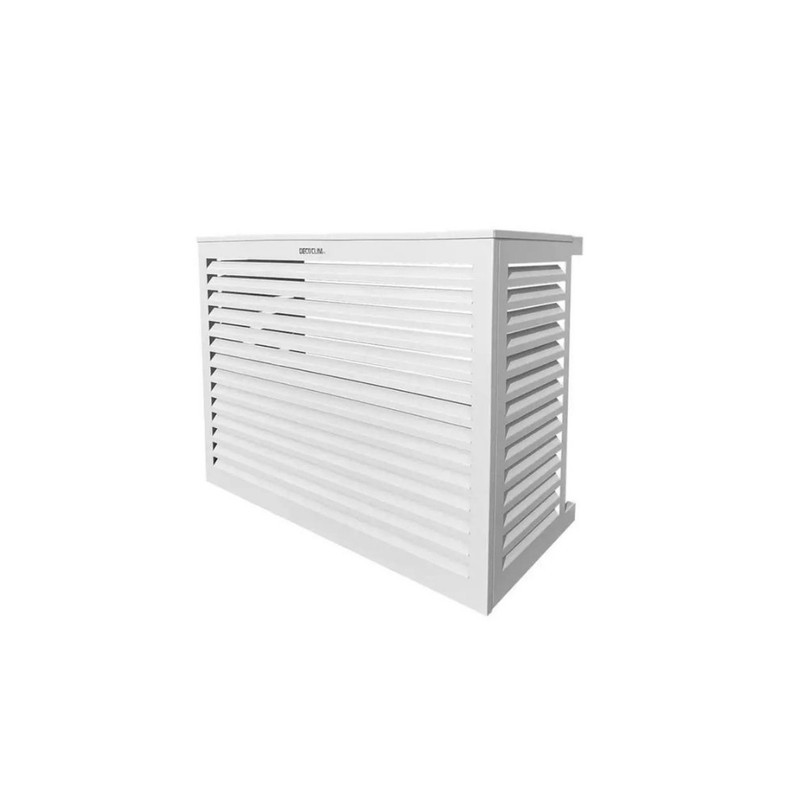 Cache unité extérieure aluminium blanc - DECOCLIM