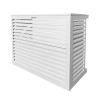 Cache unité extérieure aluminium blanc - DECOCLIM
