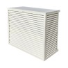 Cache unité extérieure aluminium blanc - DECOCLIM