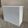 Cache unité extérieure aluminium blanc - DECOCLIM