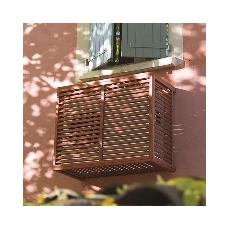 Cache unité extérieure bois - DECOCLIM