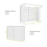 Cache unité extérieure bois - DECOCLIM