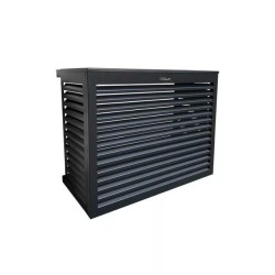 Cache unité extérieure aluminium anthracite - DECOCLIM