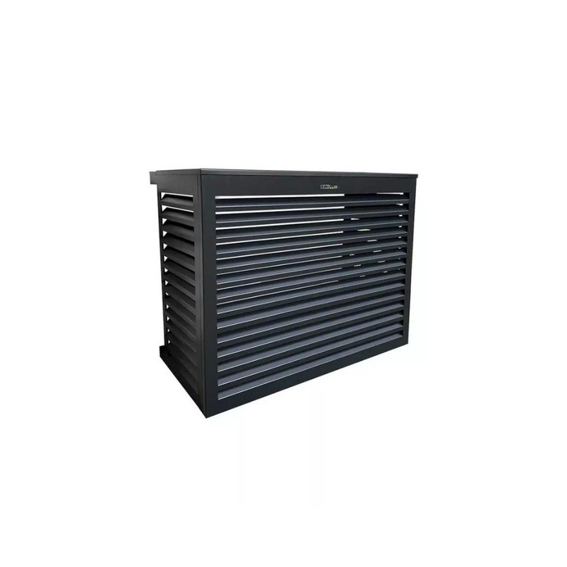 Cache unité extérieure aluminium anthracite - DECOCLIM