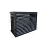Cache unité extérieure aluminium anthracite - DECOCLIM