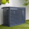Cache unité extérieure aluminium anthracite - DECOCLIM