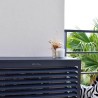 Cache unité extérieure aluminium anthracite - DECOCLIM