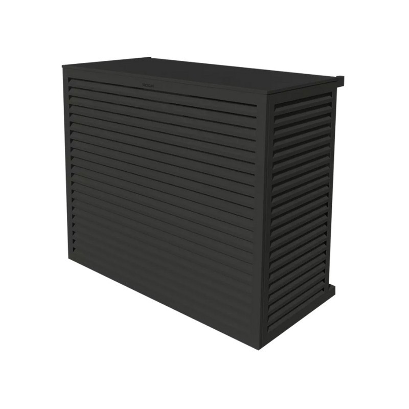 Cache unité extérieure aluminium anthracite - DECOCLIM