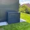 Cache unité extérieure aluminium anthracite - DECOCLIM