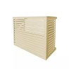 Cache unité extérieure aluminium ivoire clair - DECOCLIM