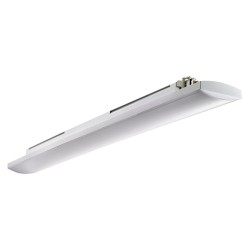 Plafonnier LED étanche robuste SMART[3] 1200mm Vasque opale 4000K 63 LED - GEWISS - GWS3236P