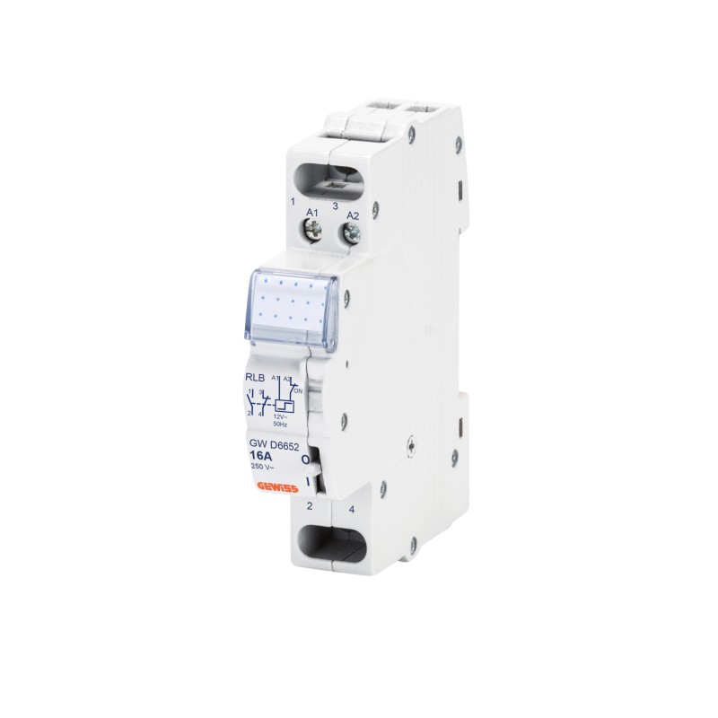 TÉLÉRUPTEUR - 16A - 1NO 230Vca - 1 MODULE - GWD6644 - GEWISS