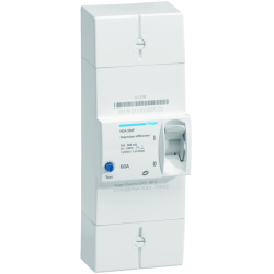 HAGER - Disjoncteur de branchement différentiel 2P 60A 500mA instantané - HDA260F
