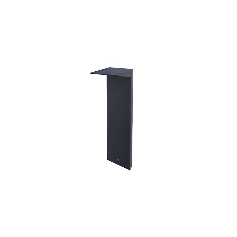 INDIGO - Borne solaire avec batterie avec détecteur IR 180° 4000K Anthracite - RAMA P - OU348NW24