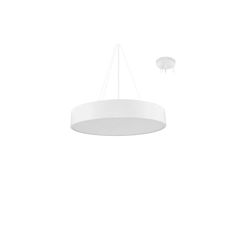 Suspension ronde avec diffuseur PS opalin 2700-3000-4000K Blanc mat - JUNE 2 P - INDIGO - SU15730
