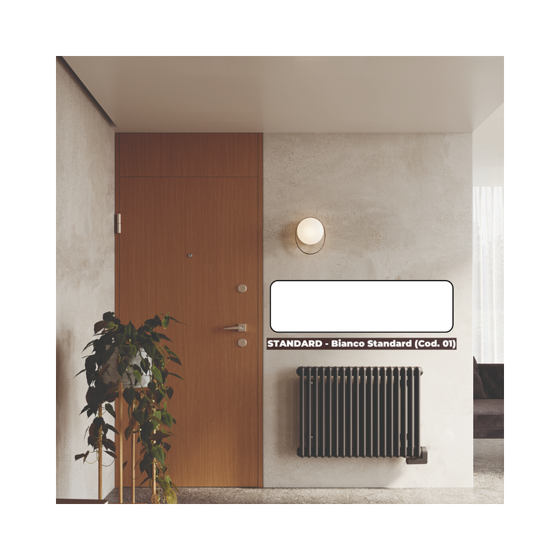 Radiateur decoratif électrique TESI ALLEGE 750W blanc - IRSAP - RT306001201A4FNN