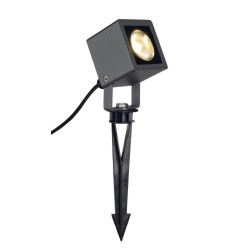 Project. ext. NAUTILUS 10 spot piquet carré gris LED 85W 3000K IP65 - SLV - 231035