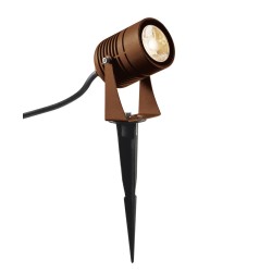Projecteur extérieur LED SPIKE spot piquet rouille LED 6W 3000K IP55 - SLV - 1002203