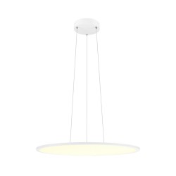 Suspension PANEL 60 rond DALI longueur 200 cm 3000/4000K 90° blanc - SLV - 1010428