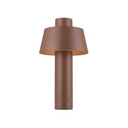 Borne PHOTONI 45 extérieur conique rouille E27 13W IP65 bord de mer - SLV - 1007583