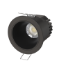 SOLUM - HYDRA Spot encastré noir 10W, 700-760Lm, 40°, dimmable, CCT 2700K/3000K/4000K - S0101090D