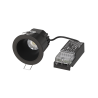 SOLUM - HYDRA Spot encastré noir 10W, 700-760Lm, 40°, dimmable, CCT 2700K/3000K/4000K - S0101090D