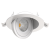 SOLUM - LEO Spot encastré blanc 8W, 690Lm, CCT 2700K/3000K/4000K, Orientable 90°, Rotatif 360° - S0150790D