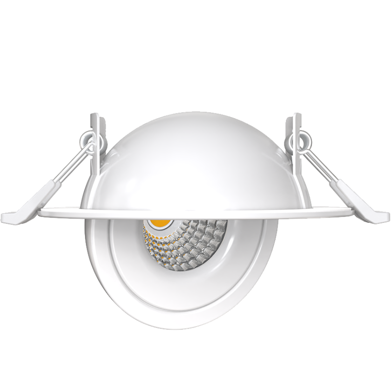 SOLUM - LEO Spot encastré blanc 8W, 690Lm, CCT 2700K/3000K/4000K, Orientable 90°, Rotatif 360° - S0150790D