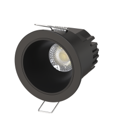 HYDRA Spot encastré noir 10W, 700-760Lm, 40°, dimmable, CCT 2700K/3000K/4000K - S0101090D - SOLUM