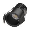 SOLUM - LYRA Mini Spot encastré noir 5W, CCT 2700-3000-4000K, 250-300Lm, dimmable, basse luminance - S0220490D