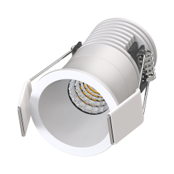 SOLUM - LYRA Mini Spot encastré blanc 5W, CCT 2700-3000-4000K, 350-400Lm, dimmable, basse luminance - S0210490D