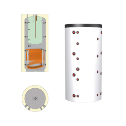 Ballon combiné avec stockage eau chaude sanitaire 1000 L 1 échangeur acier - THERMADOR - BSEBM1000HE