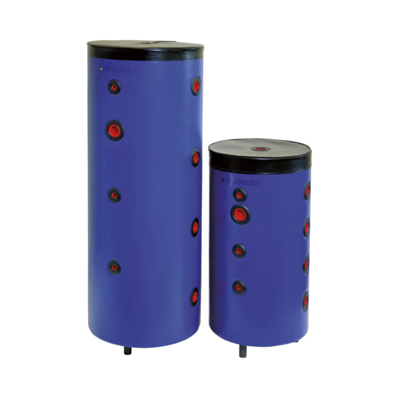Bouteille de mélange acier 200 L pose sur pieds - 8 piquages - THERMADOR - BMEL200SK