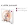 Radiateur chaleur douce horizontal blanc - BALÉARES 2 - THERMOR